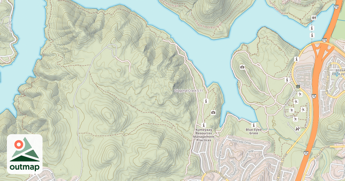 Map of Diagonal Crack