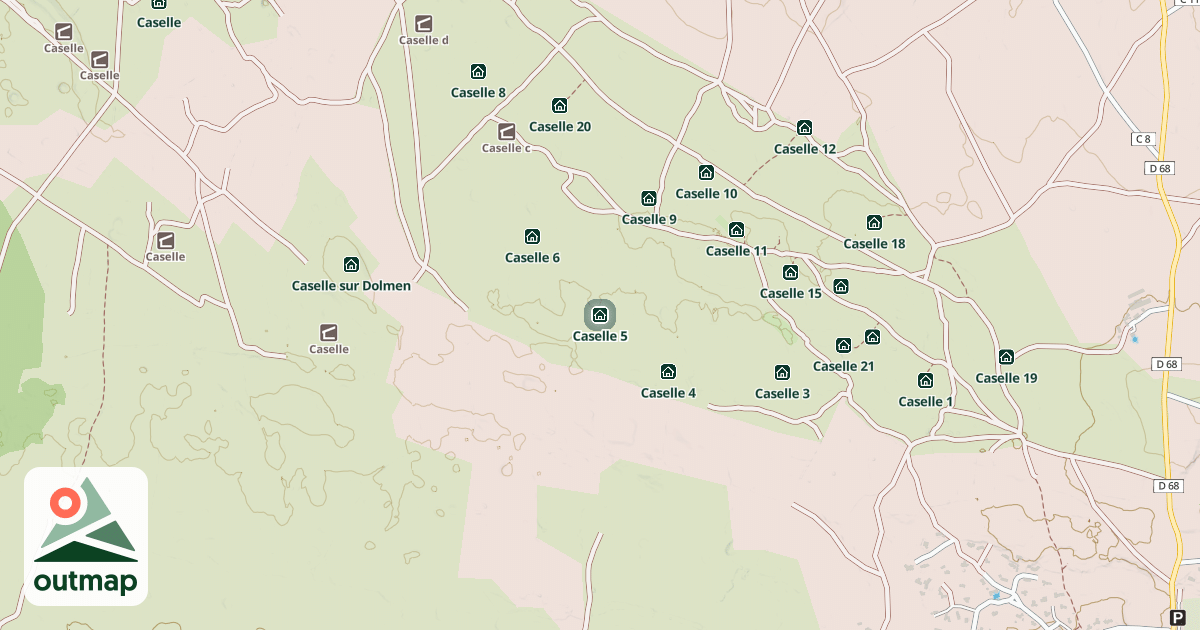 Map of Caselle 5