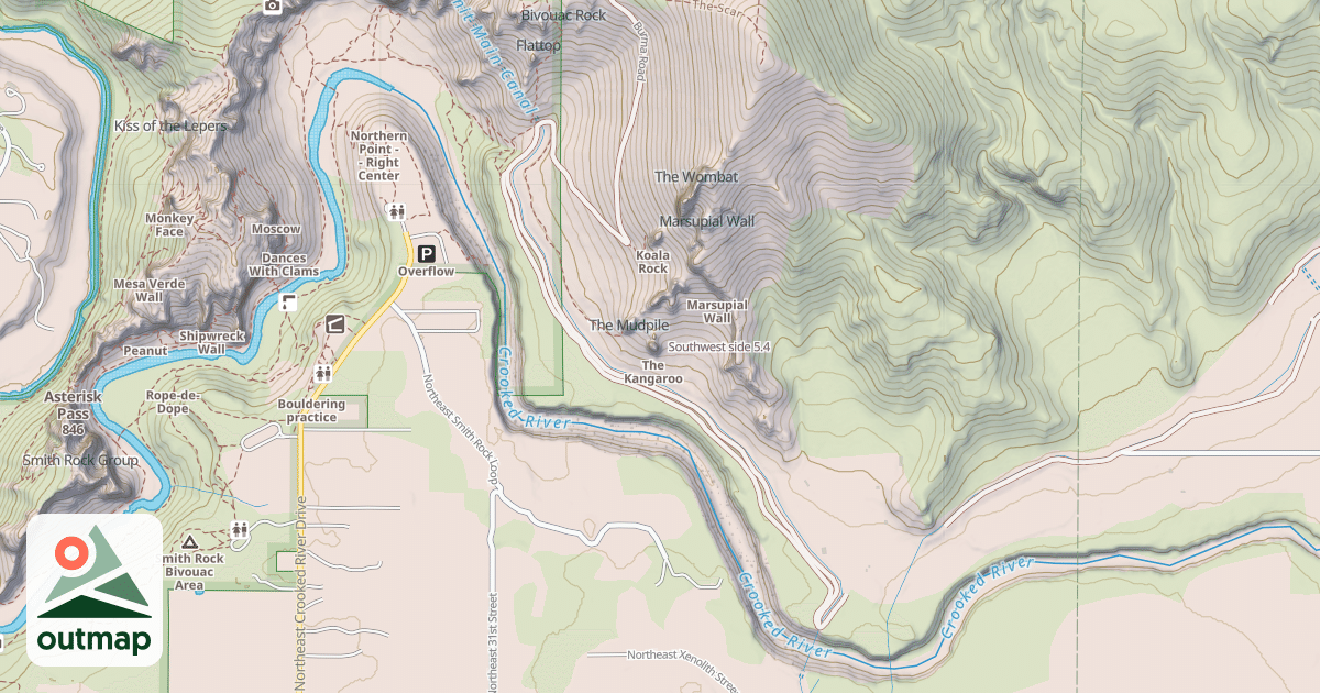 Map of Southwest side