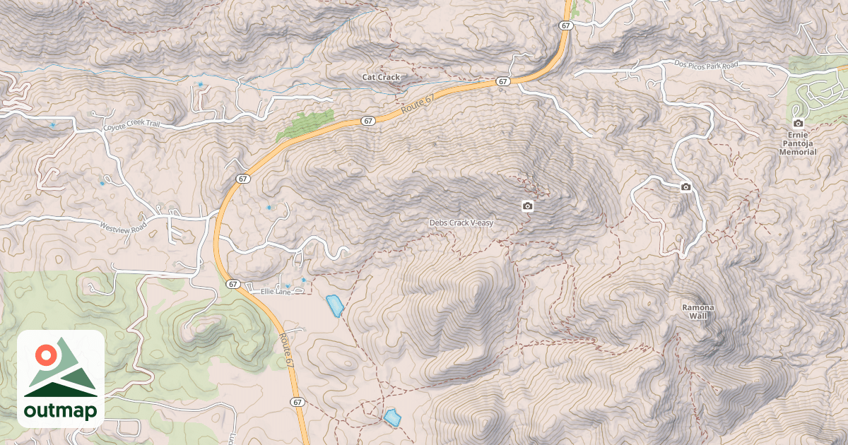 Map of Debs Crack