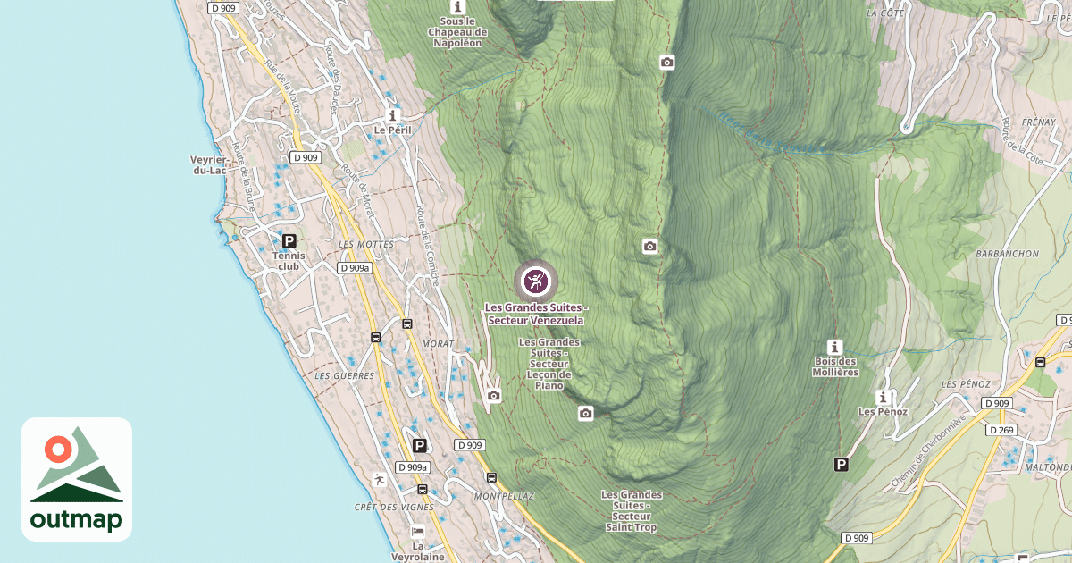 Map of Les Grandes Suites - Secteur Venezuela