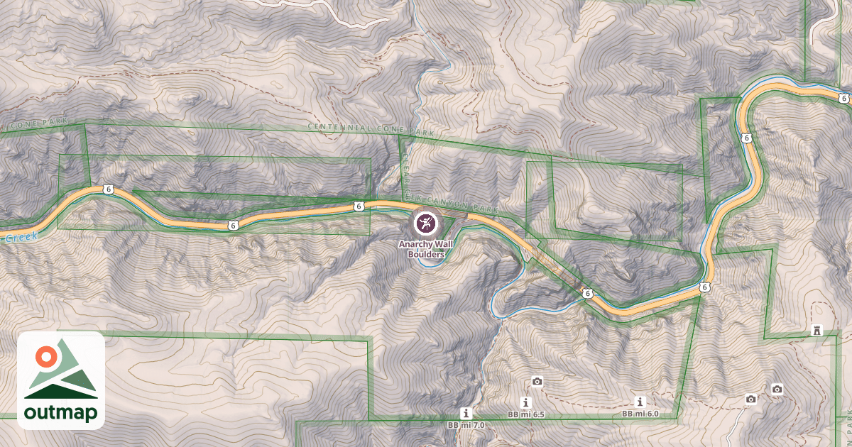 Map of Anarchy Wall Boulders