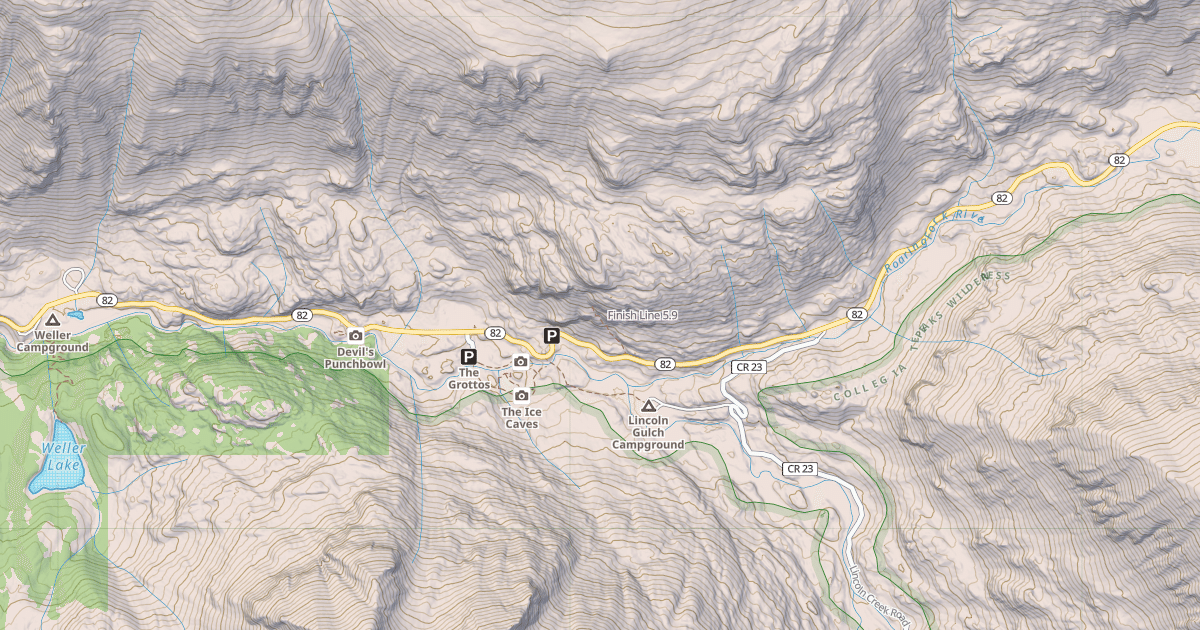 Map preview of Finish Line