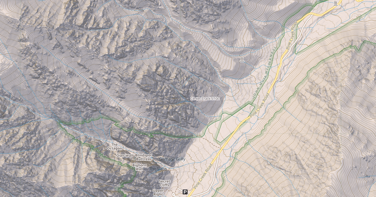Map preview of Center Crack