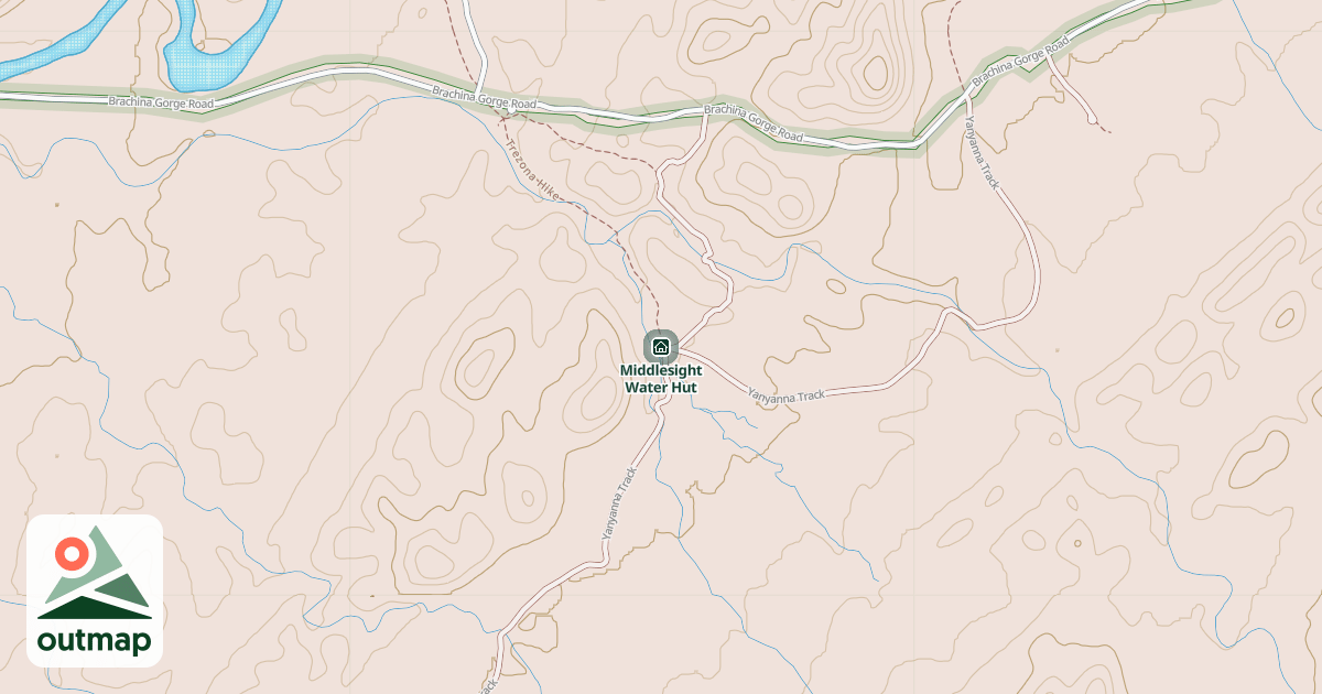 Map of Middlesight Water Hut
