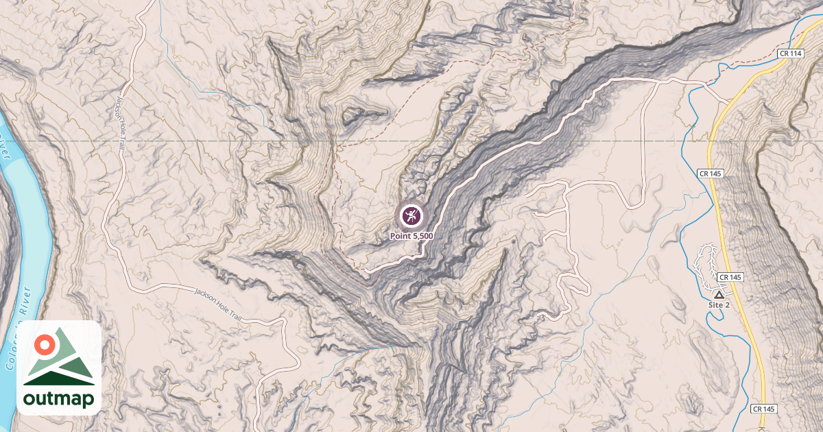 Map of Point 5,500