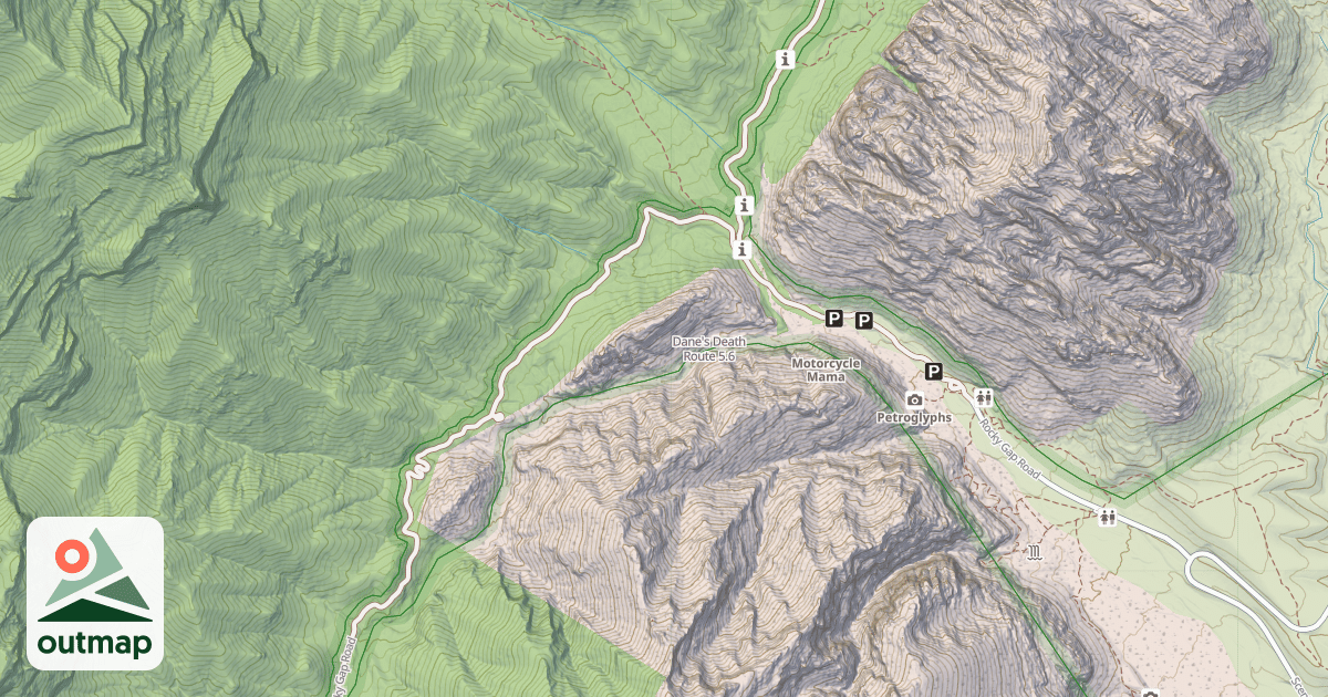 Map of Dane's Death Route