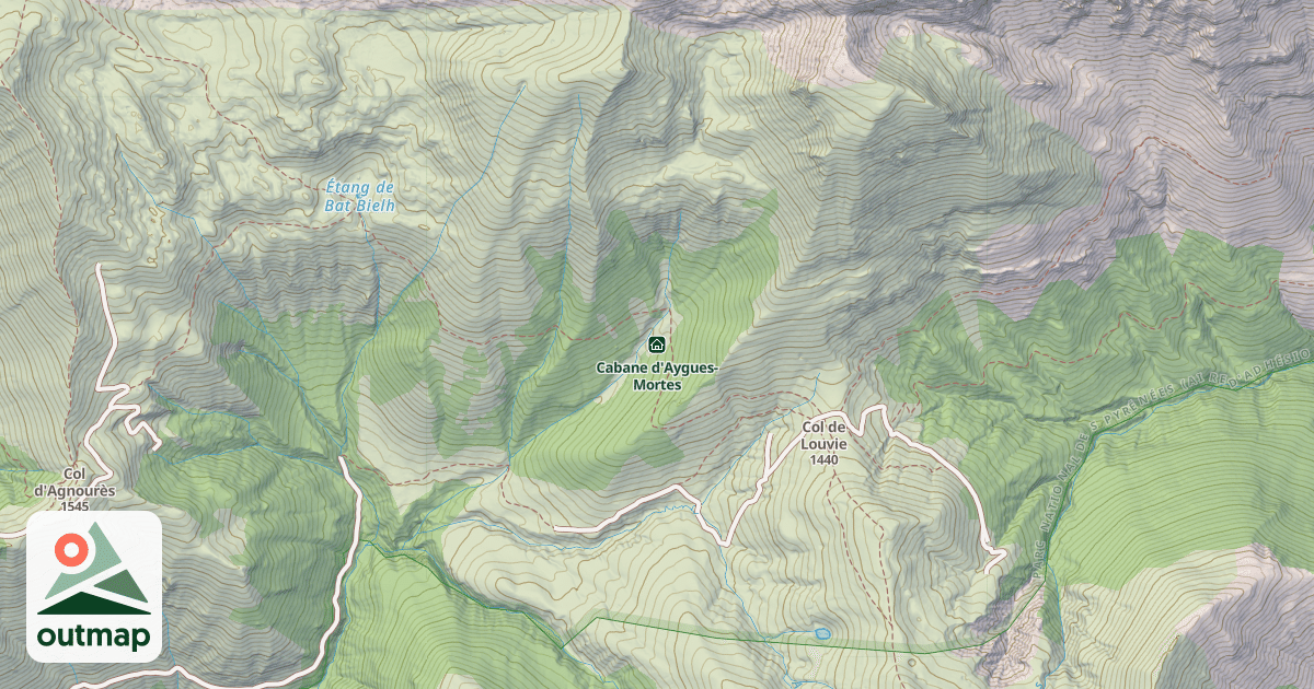 Map of Cabane d'Aygues-Mortes