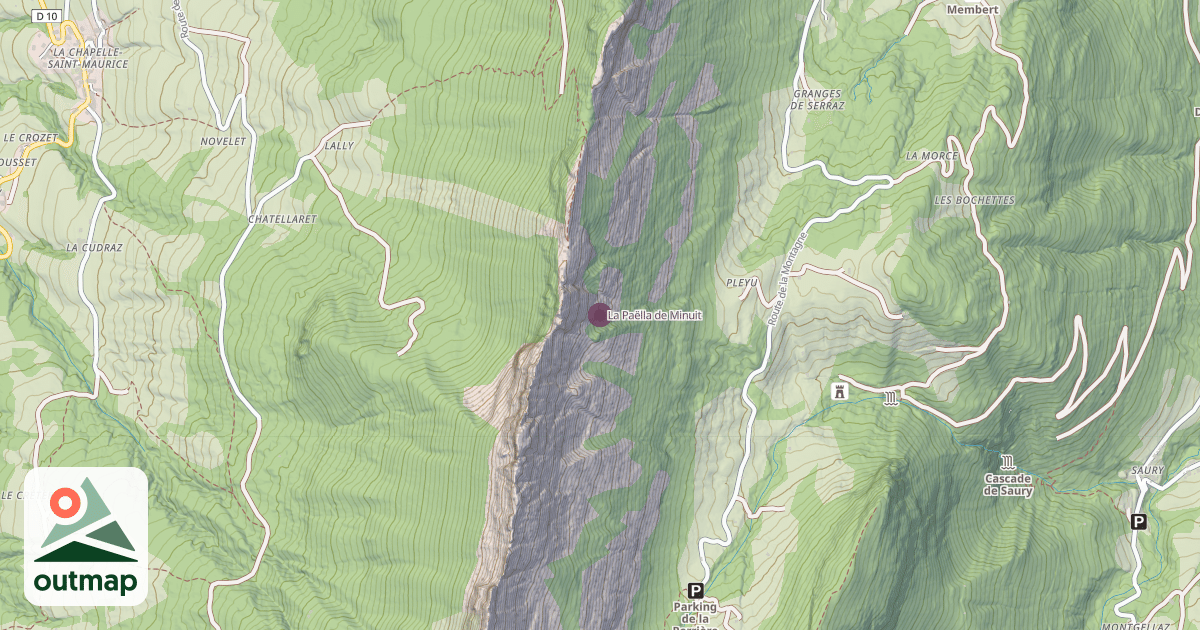 Map of La Paëlla de Minuit