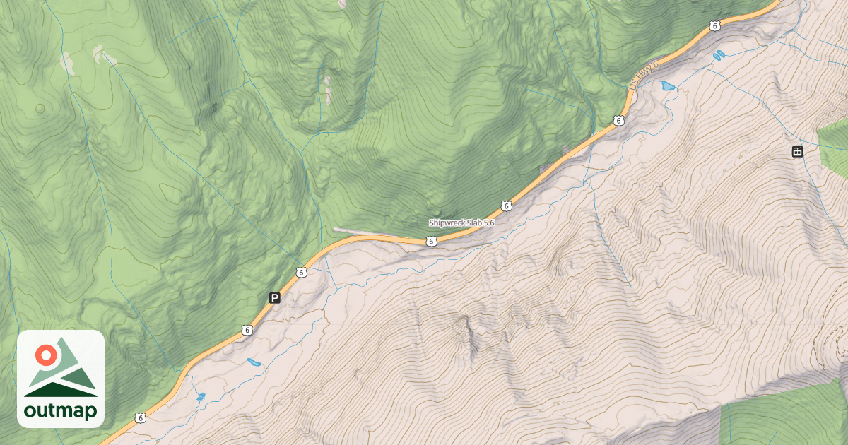 Map of Shipwreck Slab