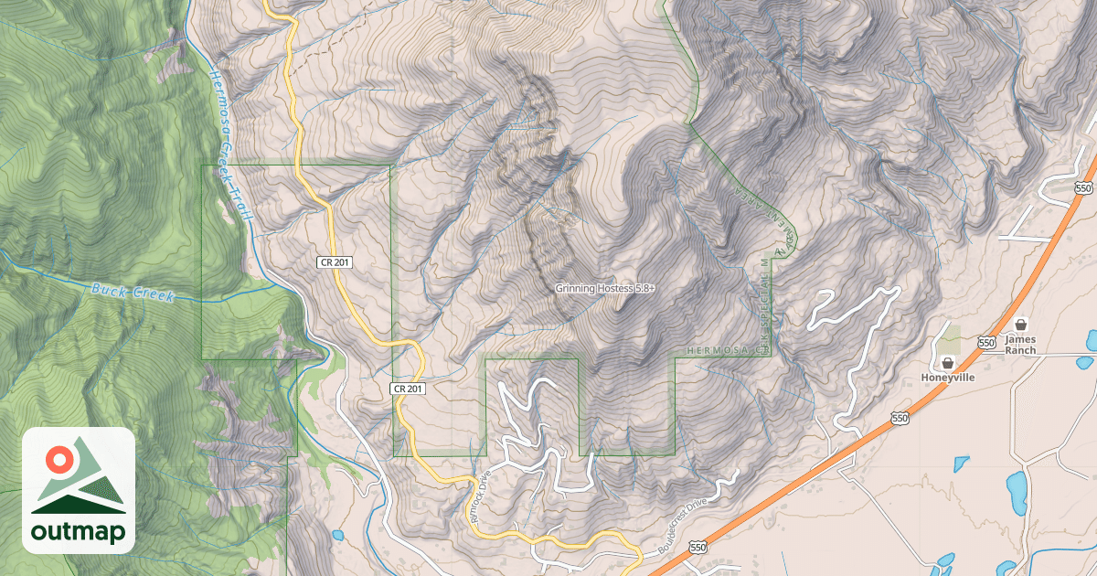 Map of Grinning Hostess