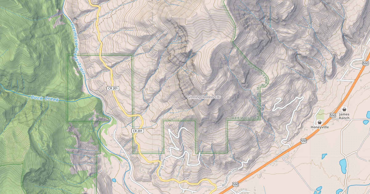 Map preview of Grinning Hostess