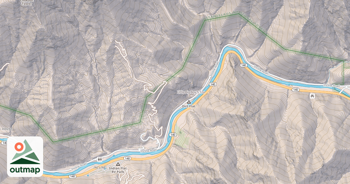 Map of Little Big Boy