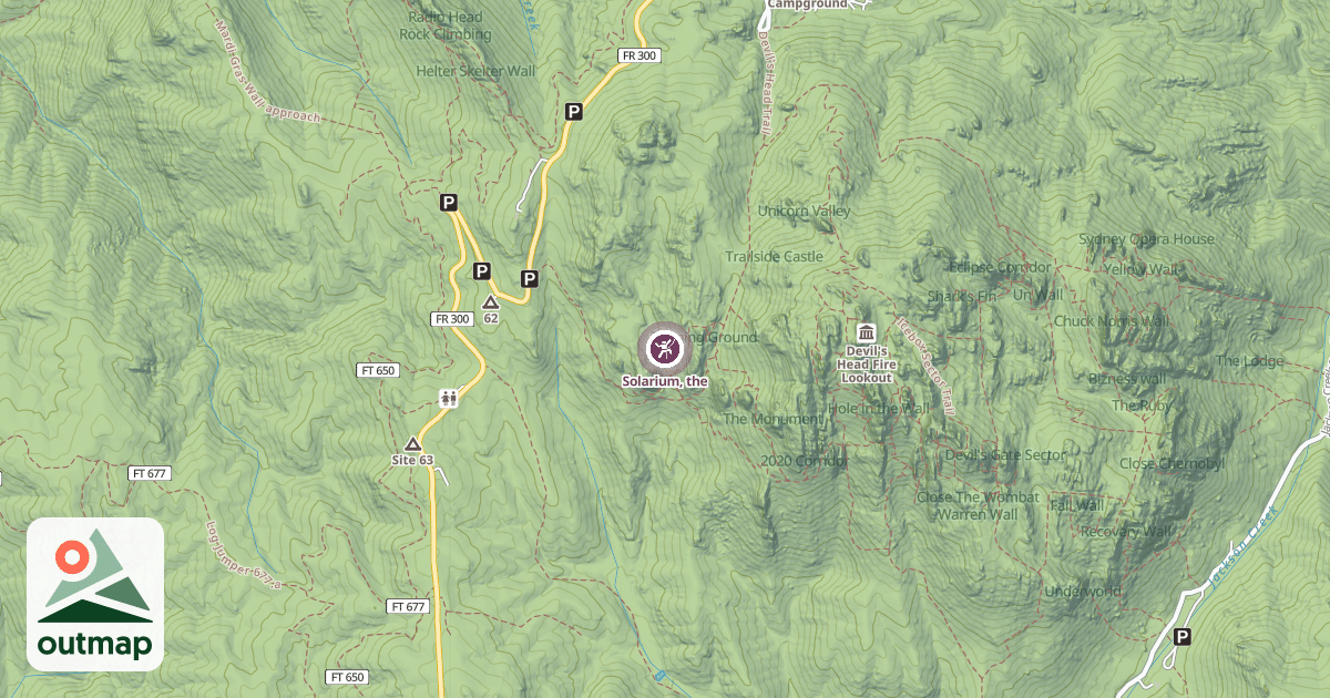 Map of Solarium, the