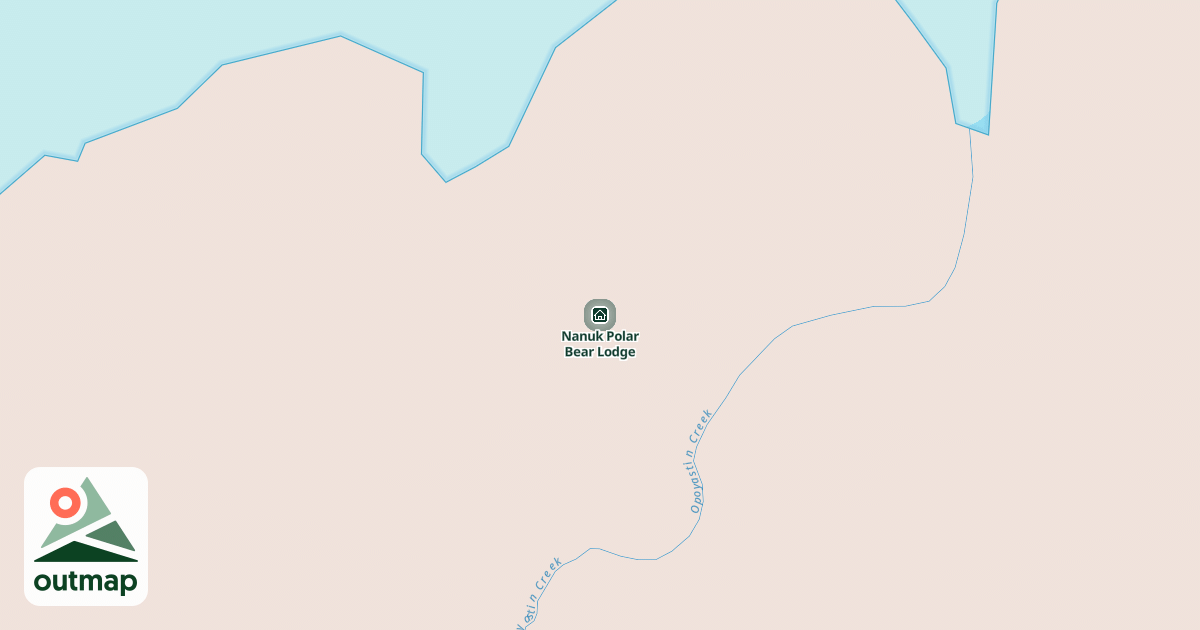 Map of Nanuk Polar Bear Lodge
