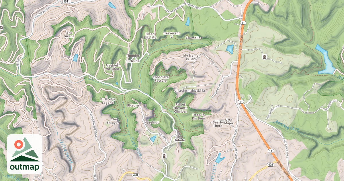 Map of Unbroheimable