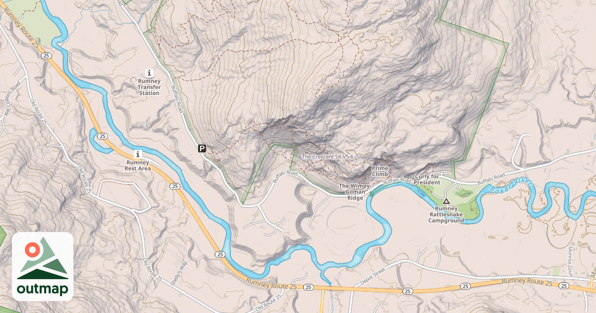 Map of The Crescent Sit