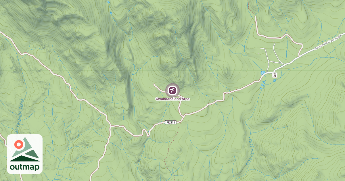 Map of Gwandanaland Area