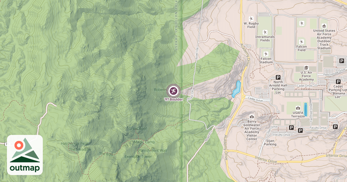 Map of '97 Boulder