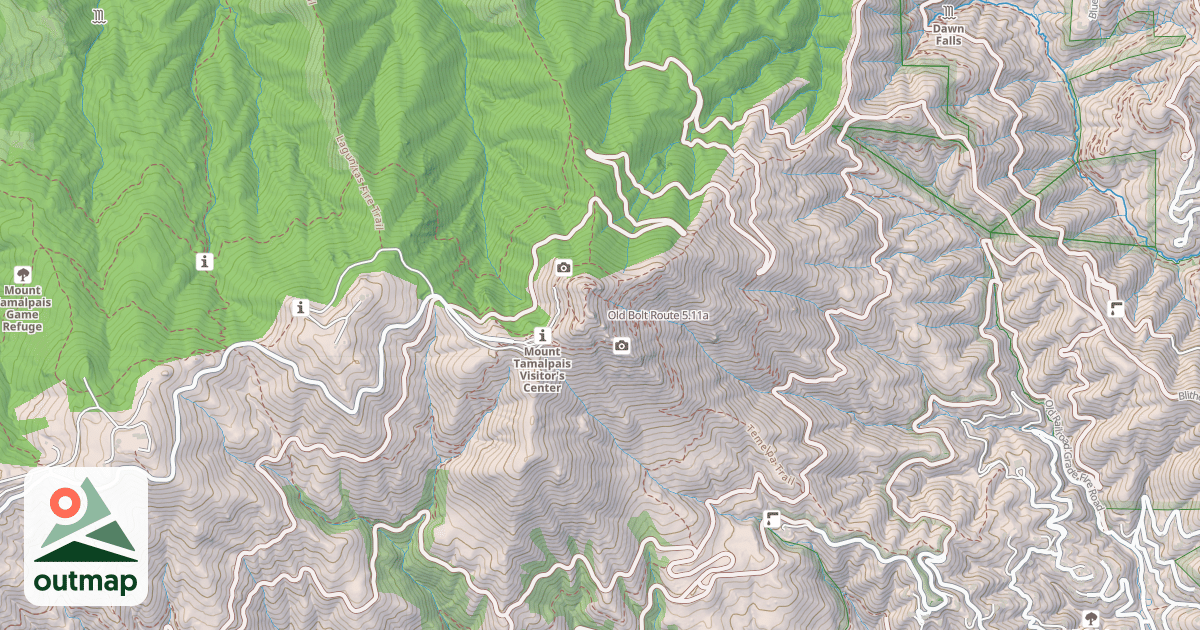 Map of Old Bolt Route
