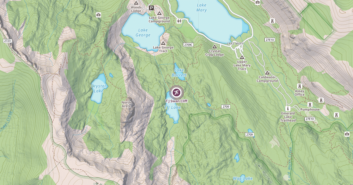 Map preview of T J Swan Cliff