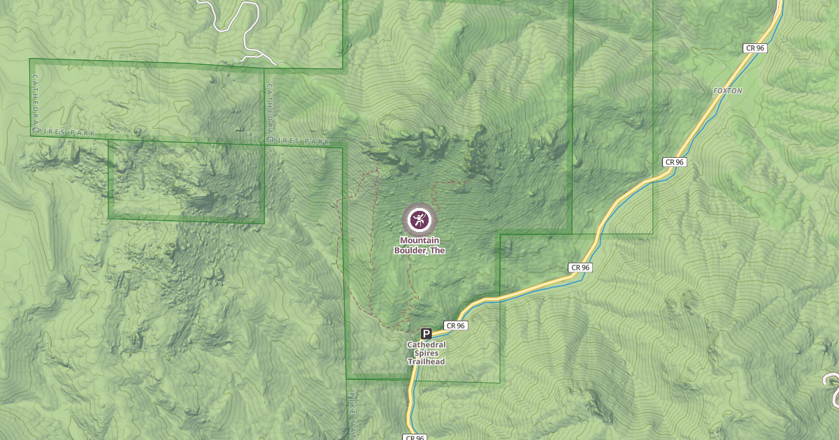 Map preview of Mountain Boulder, The