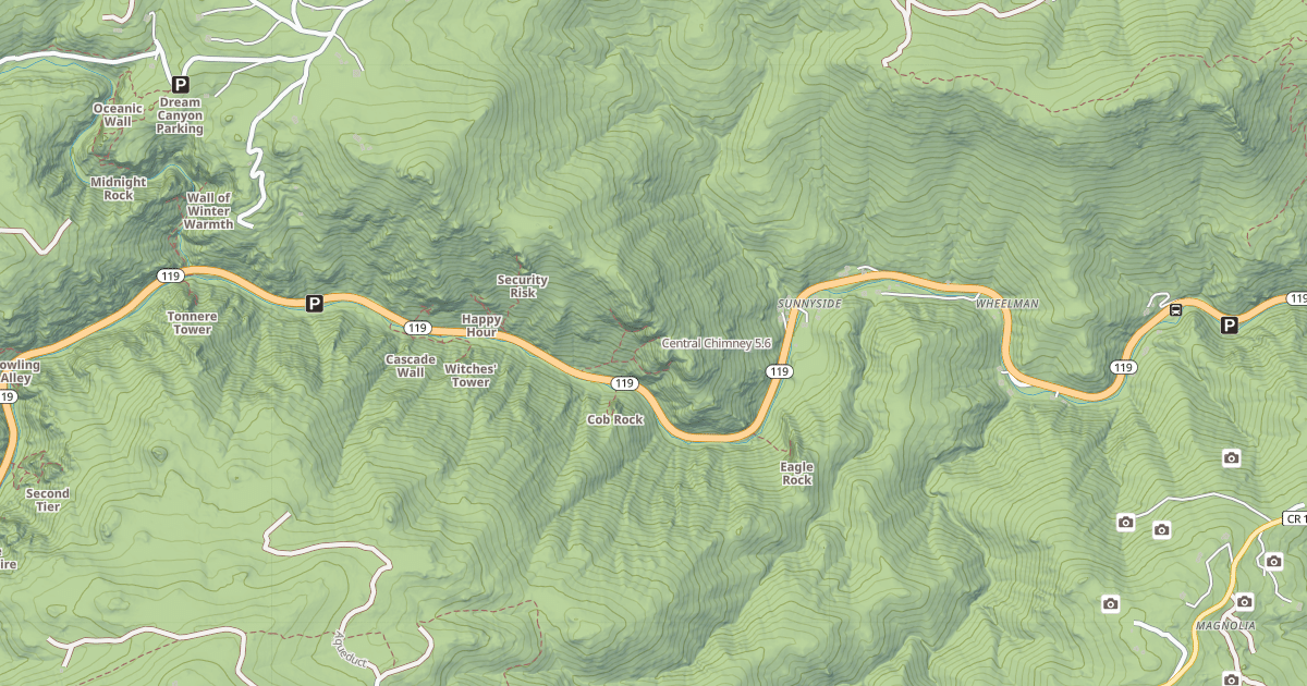Map preview of Central Chimney