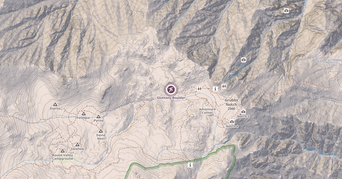 Map preview of Gluttony Boulder