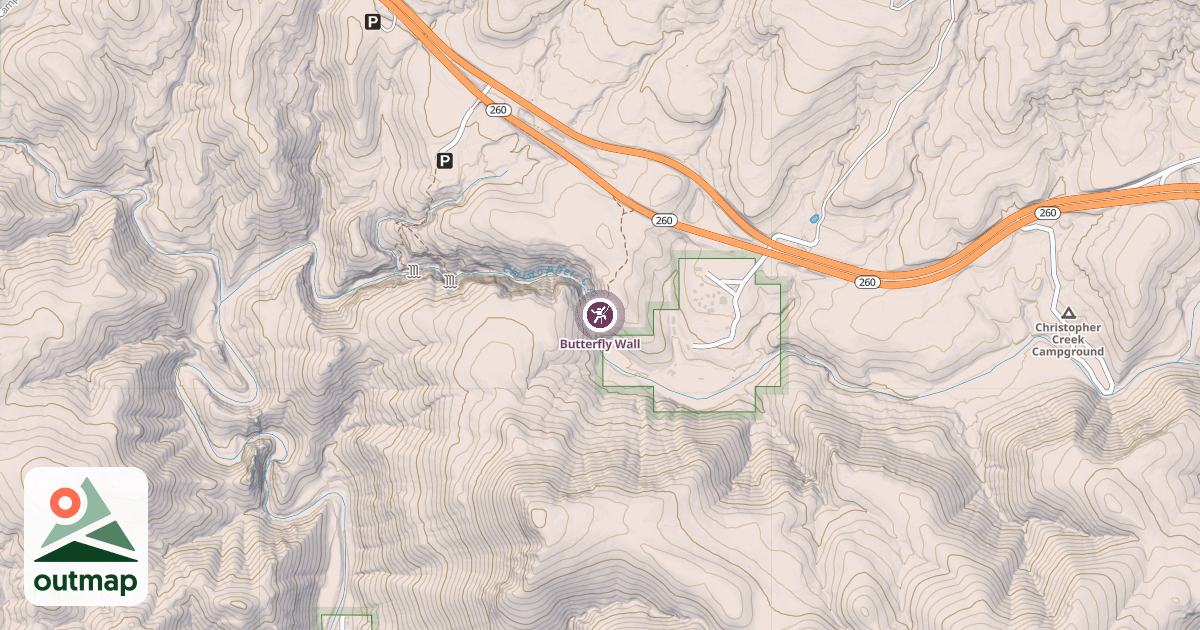 Map of Butterfly Wall