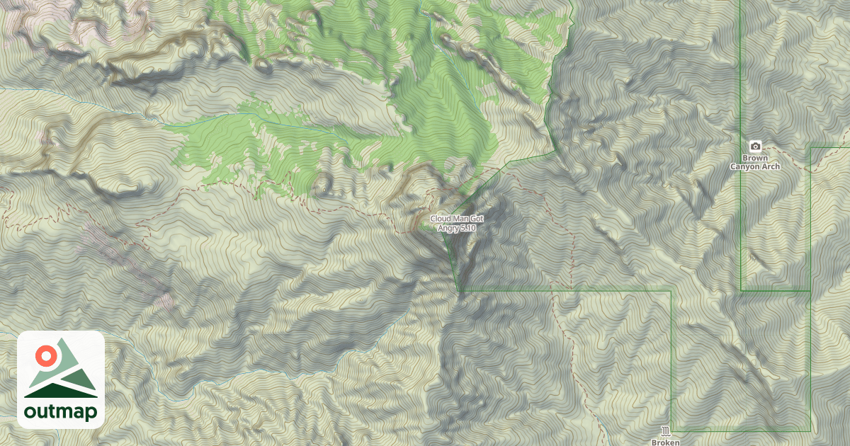 Map of Cloud Man Got Angry