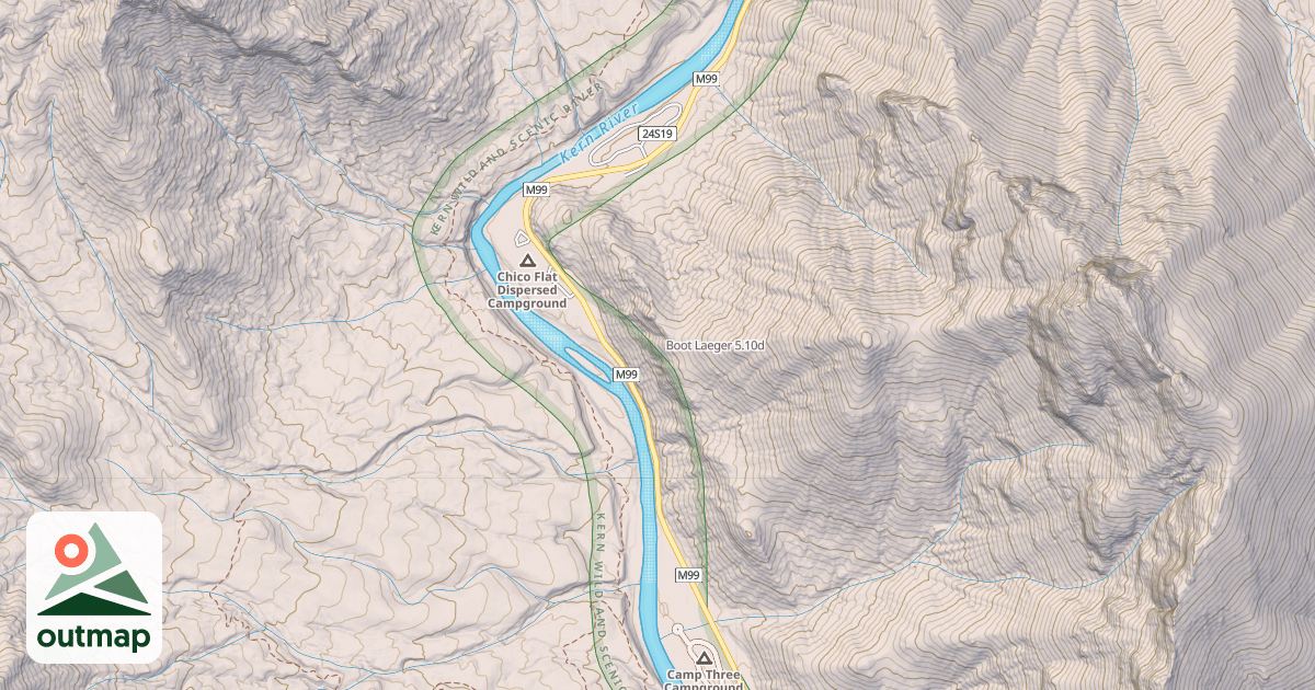 Map of Boot Laeger
