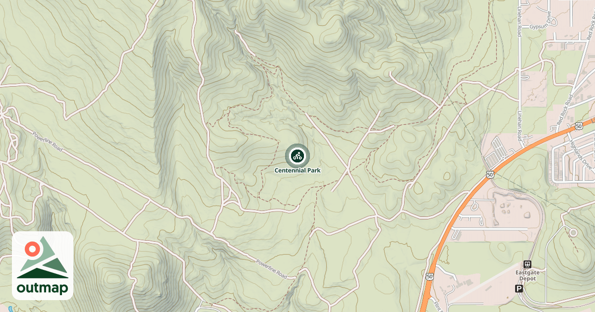 Map of Centennial Park