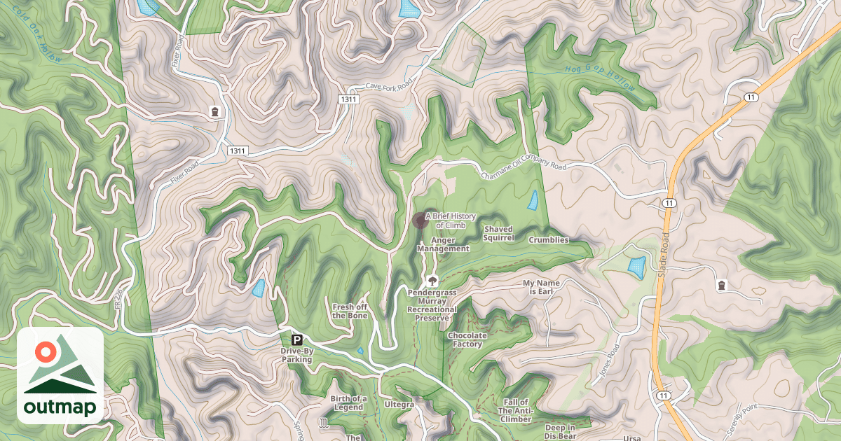 Map of A Brief History of Climb