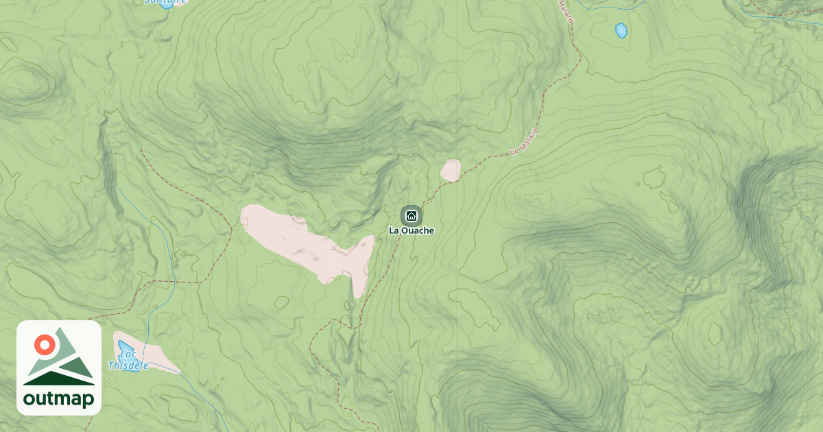 Map of La Ouache