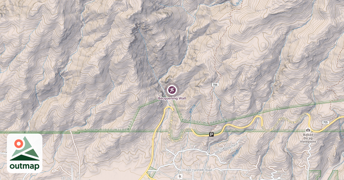 Map of Becquening Wall