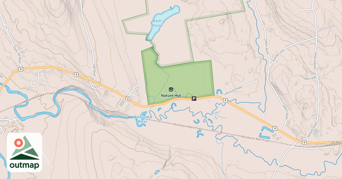 Map of Nature Hut