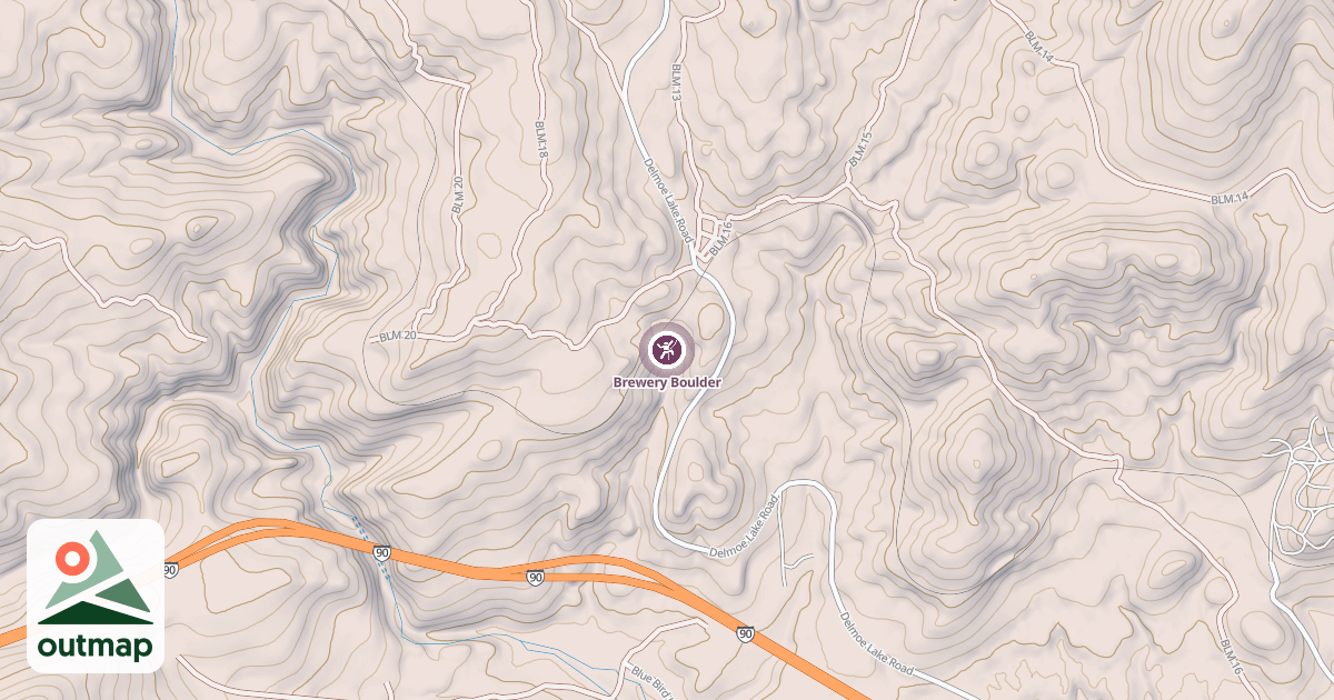 Map of Brewery Boulder
