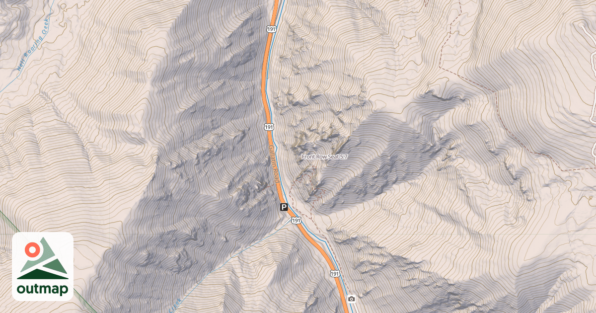 Map of Front Row Seat