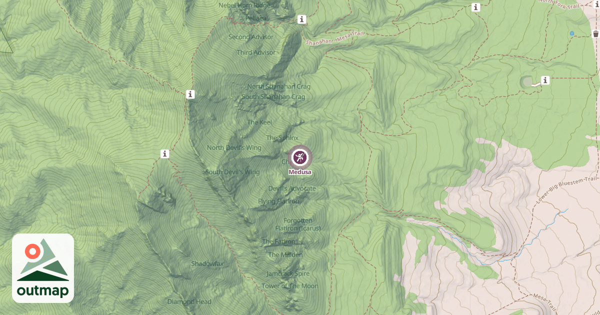 Map of Medusa