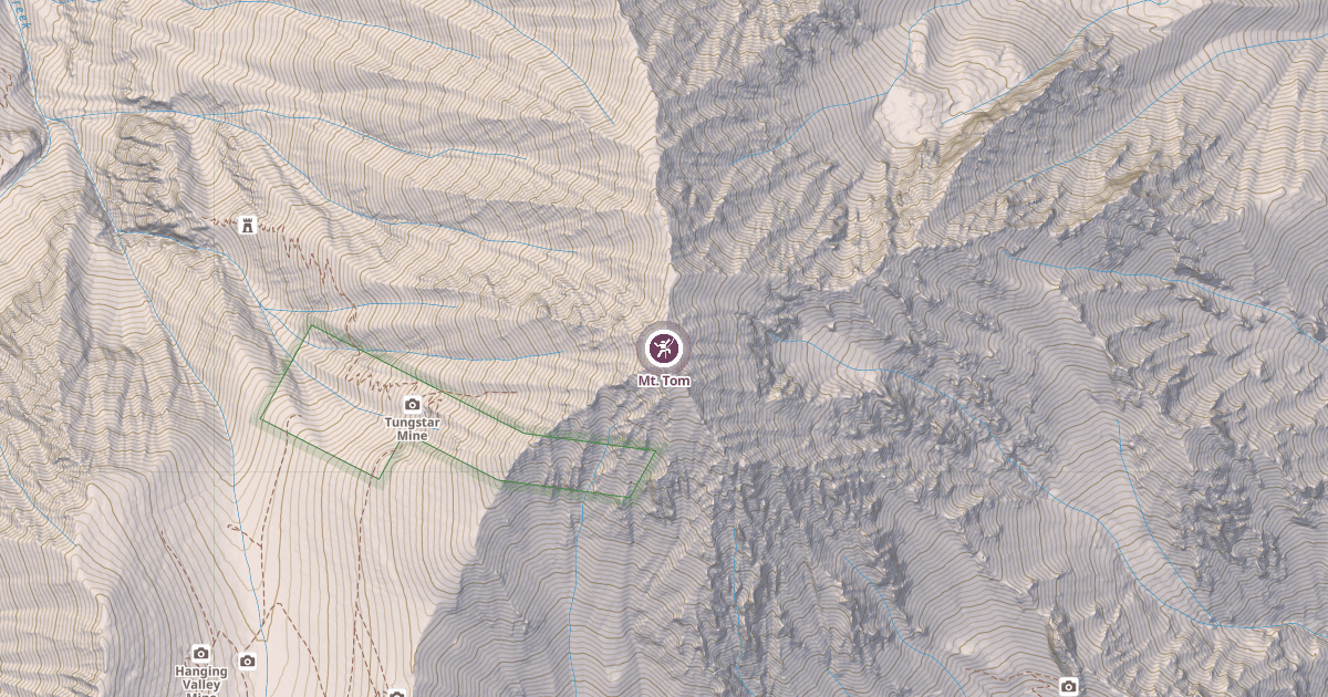 Map preview of Mt. Tom
