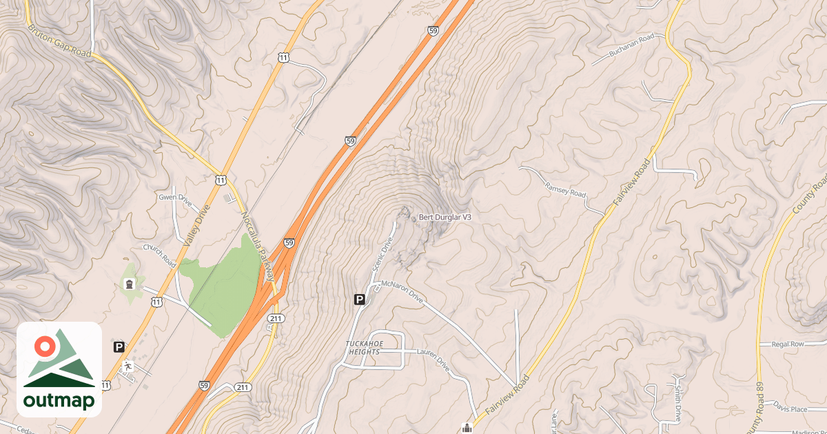 Map of Bert Durglar