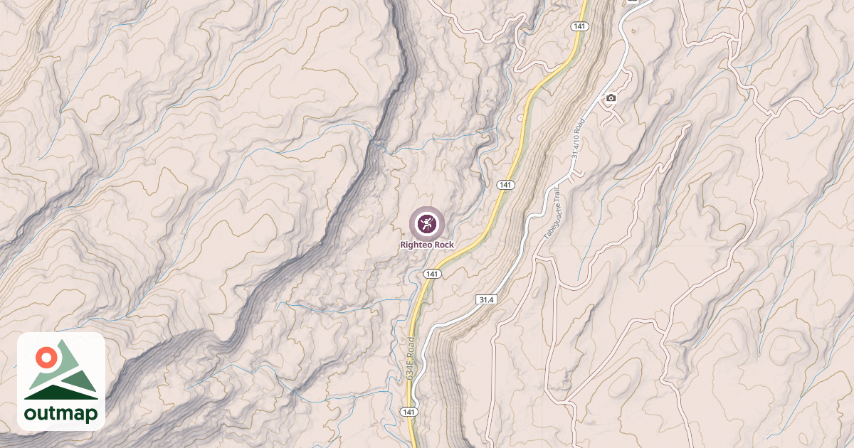 Map of Righteo Rock