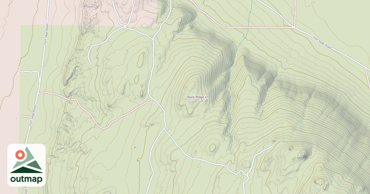 Map of Rock Ridge