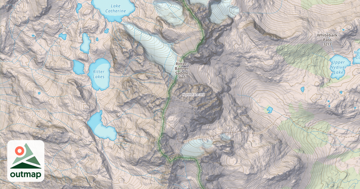 Map of North Face