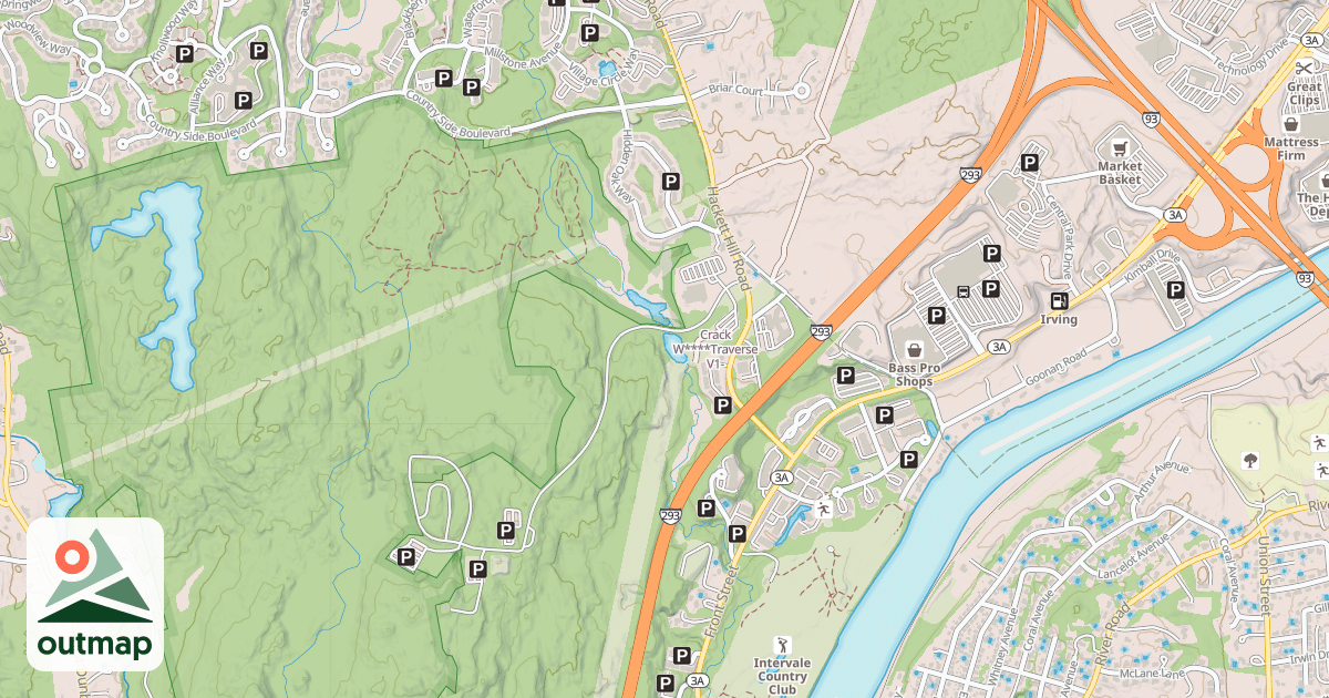 Map of Crack W****Traverse