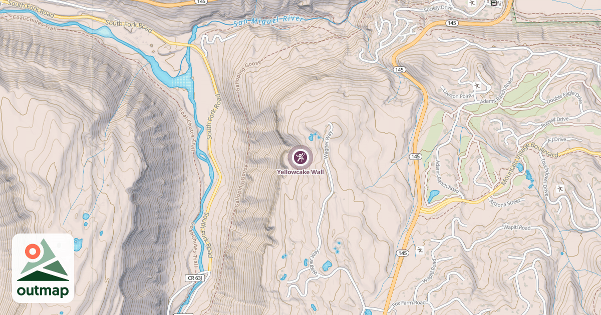 Map of Yellowcake Wall