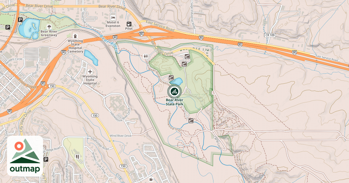 Map of Bear River State Park