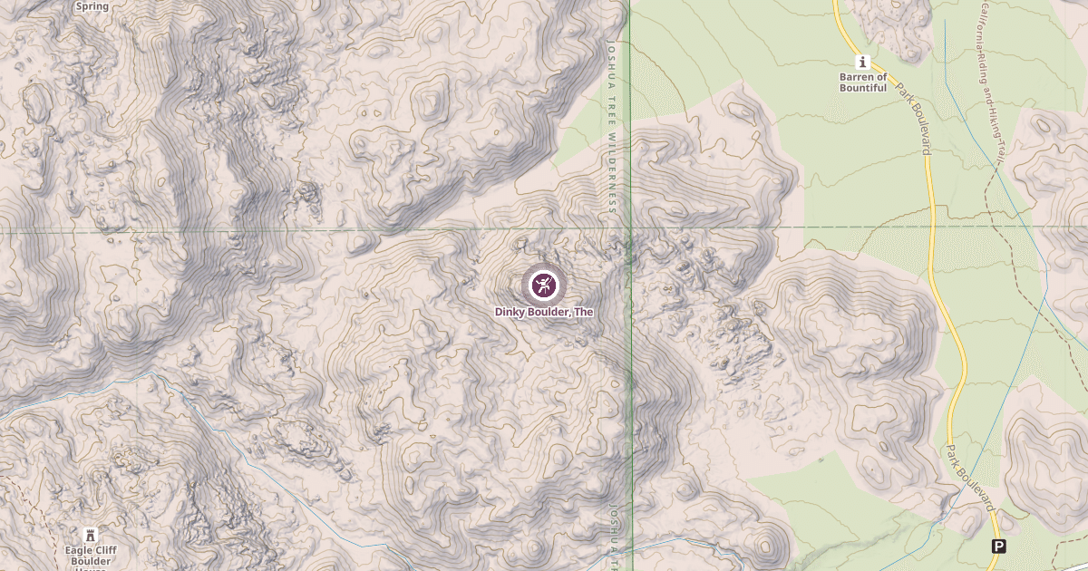 Map preview of Dinky Boulder, The
