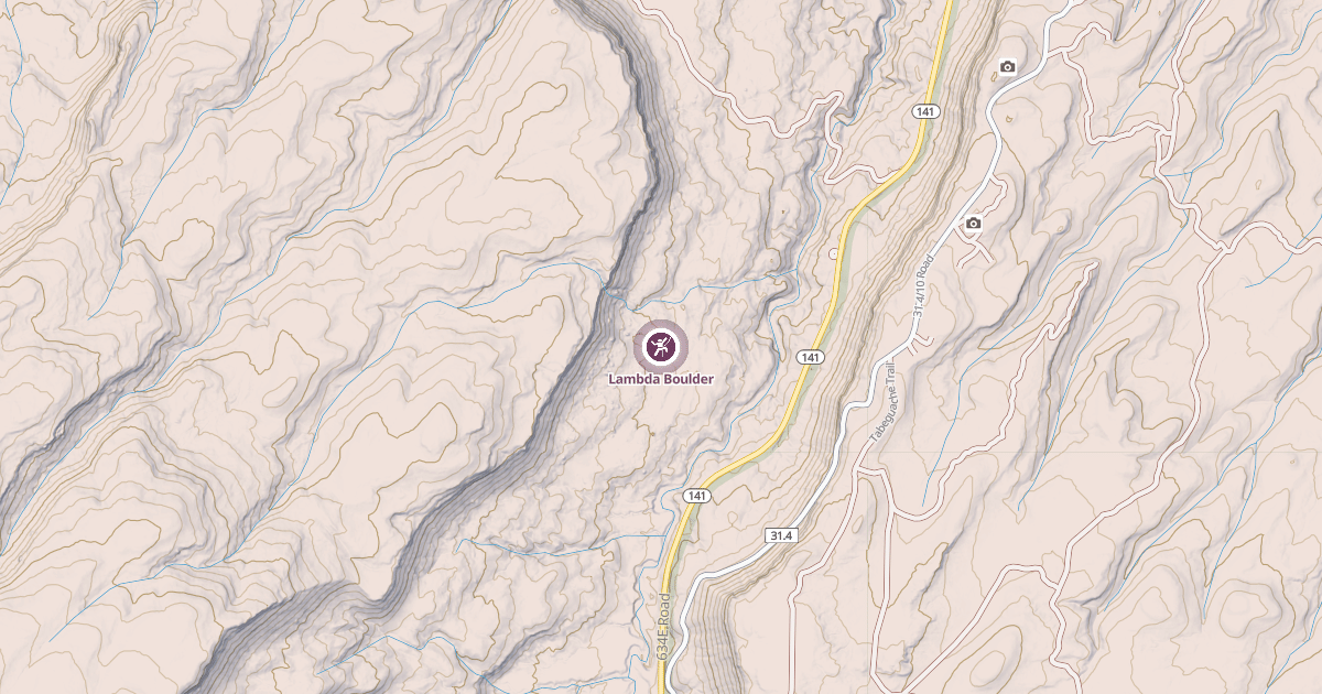 Map preview of Lambda Boulder
