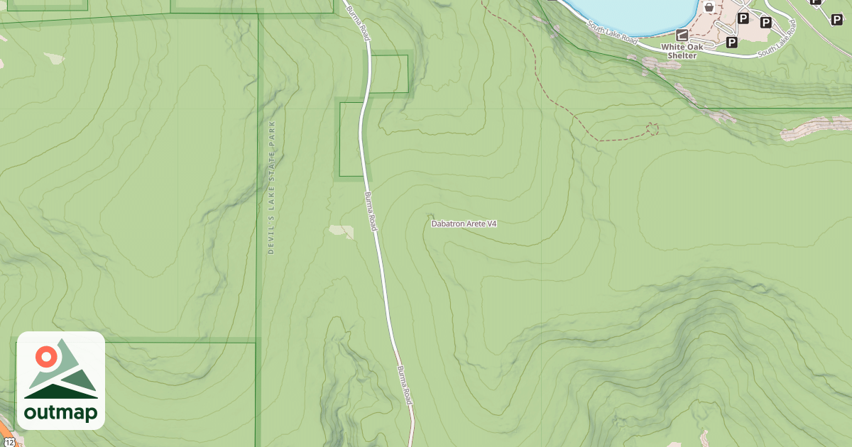 Map of Dabatron Arete